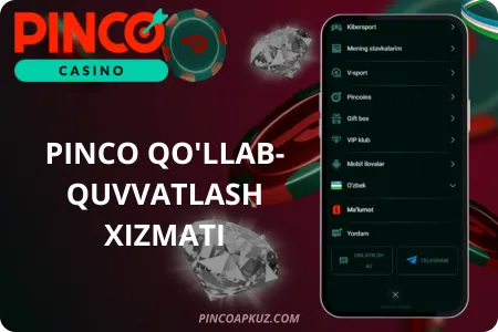 Pinco - qo'llab-quvvatlash xizmati