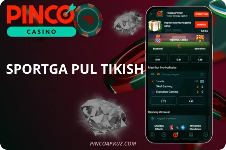 Pinco - Sportga pul tikish
